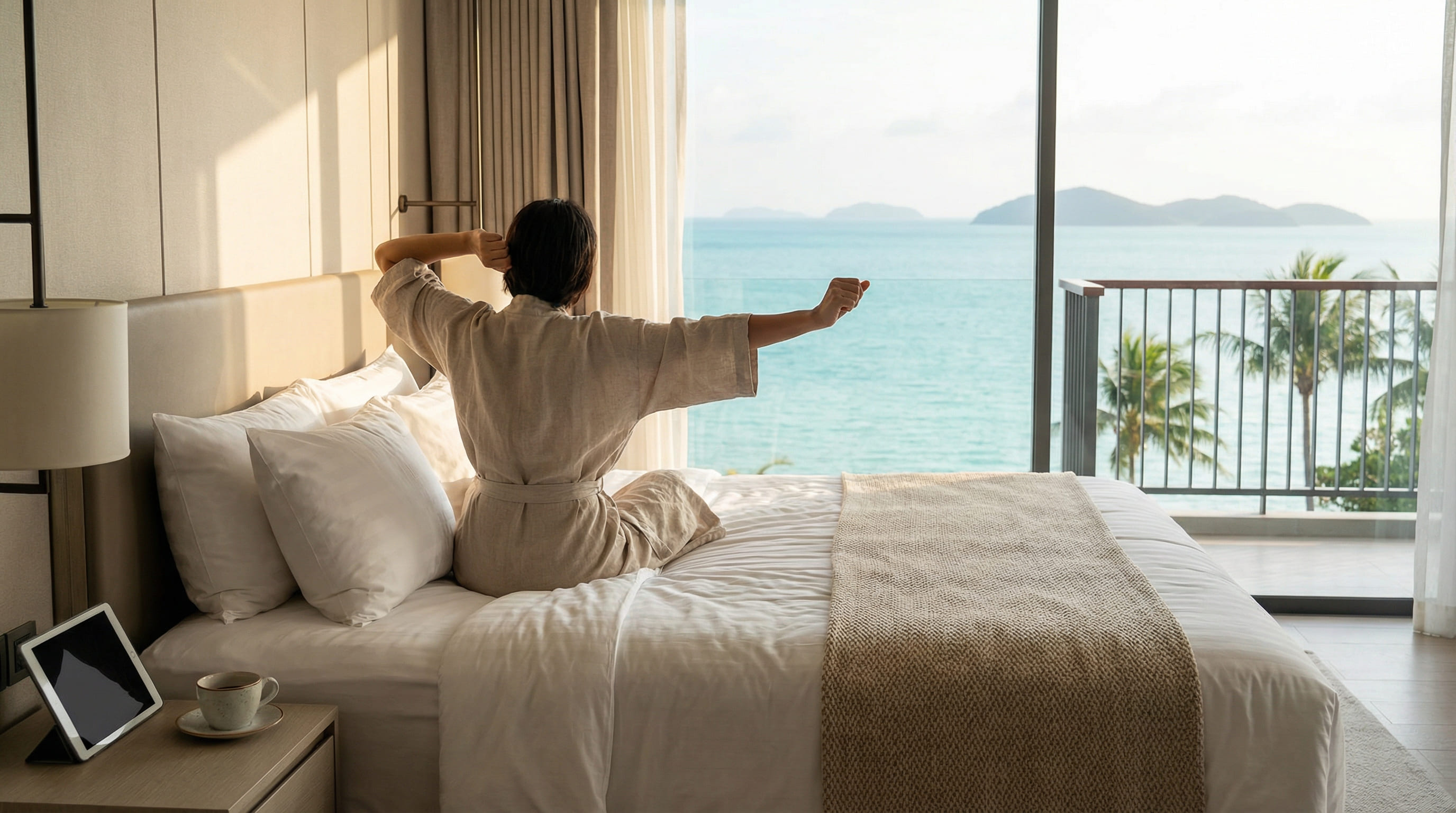 Waking up in a far away place